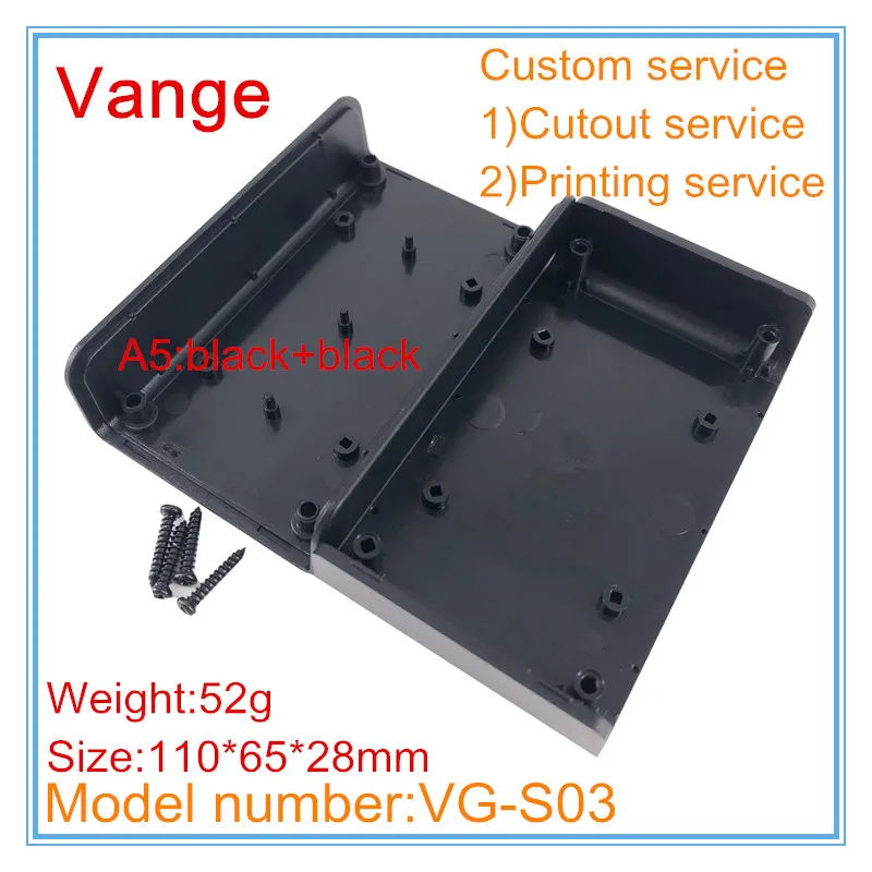 1 шт./лот чехол для электронного инструмента IP54 ABS пластиковый корпус diy box 110*65*28 мм портативный для электронных печатных плат