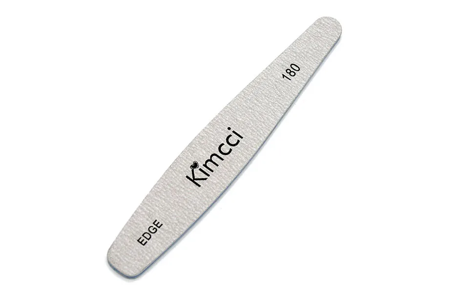 Kimcci 25 шт./лот, хорошее качество, пилочка для ногтей, маникюрный набор, наждачная бумага, тонкий буферный край, 180, маникюрный салон, принадлежности для маникюра