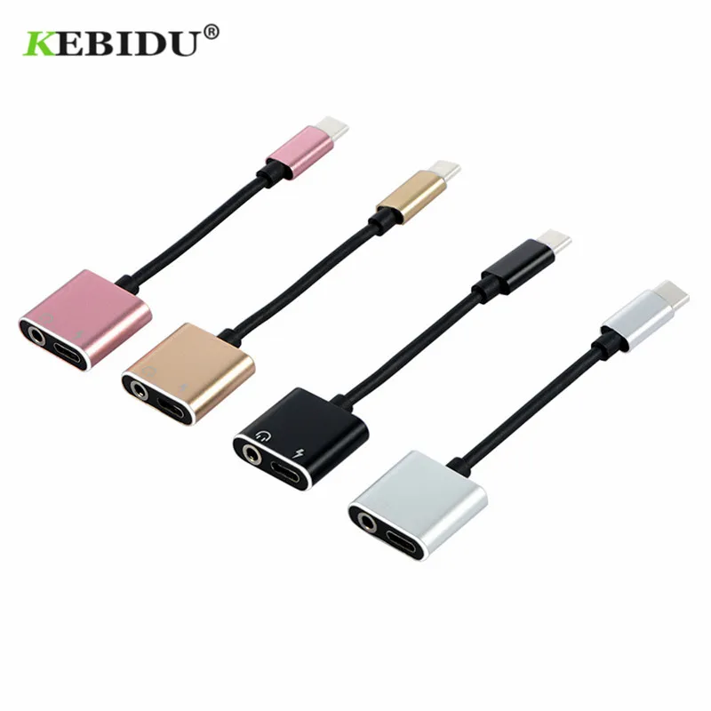 USB C аудио кабель зарядное устройство 2 в 1 Тип к 3 5 мм разъем Aux Наушники Адаптер для