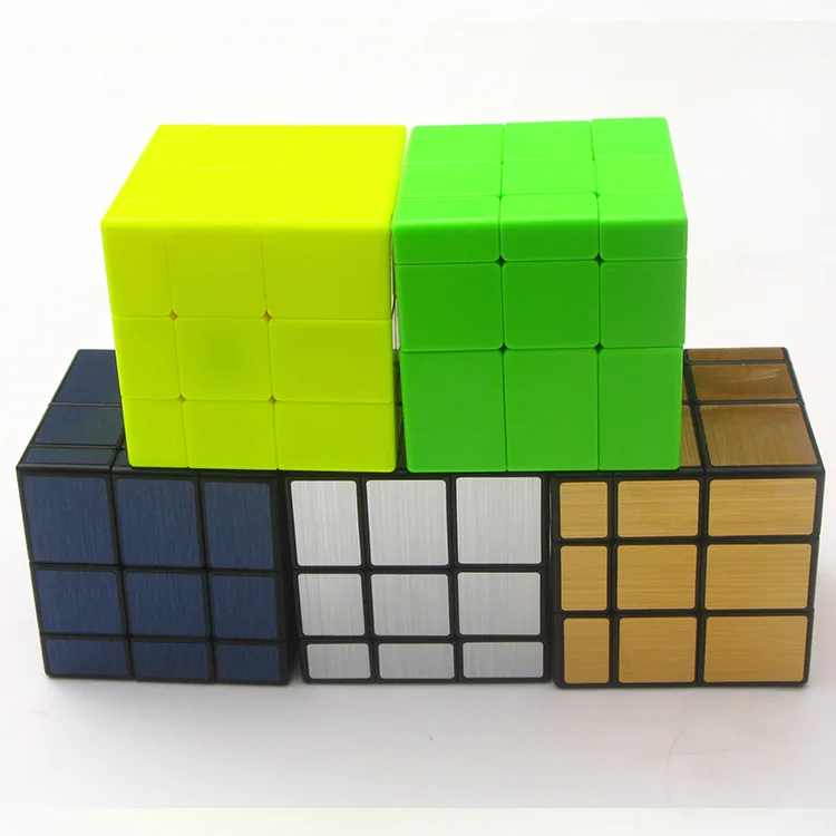 Moyu MofangjiaoShi ветряная мельница 3x3 зеркальный куб серебристо-золотой куб обучающая игрушка Cubo Magico идея подарка Прямая