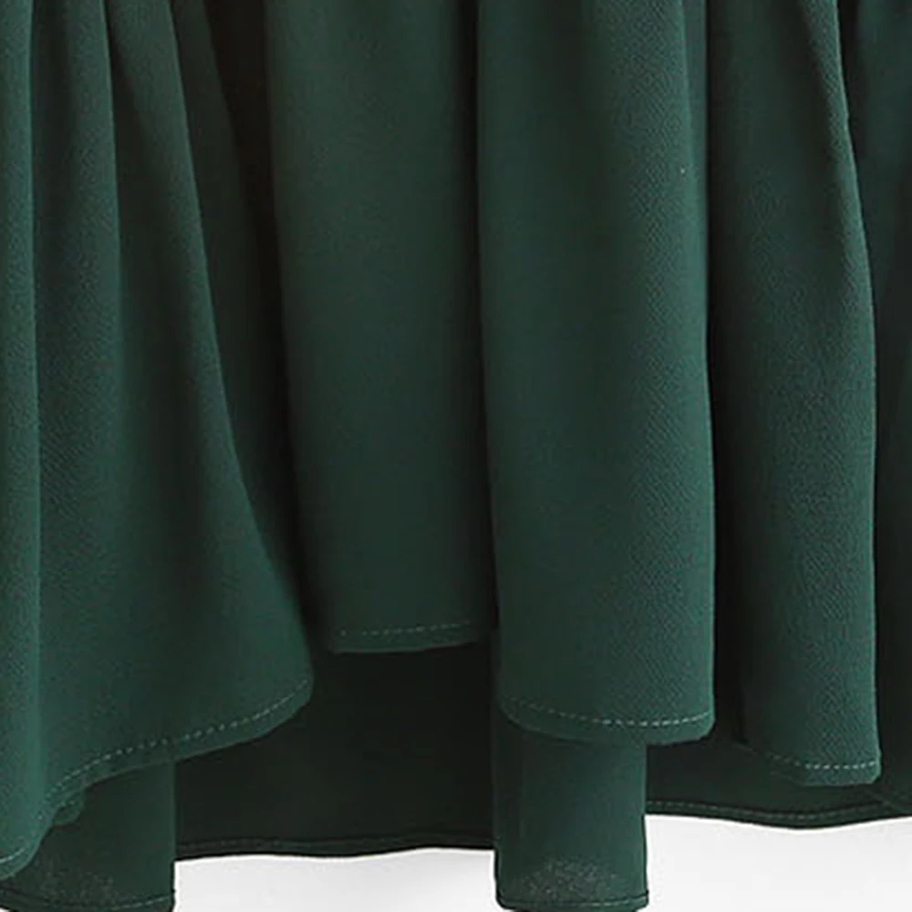 2018 Осенние новые платья больших размеров ТРАПЕЦИЕВИДНОЕ плиссированное платье с