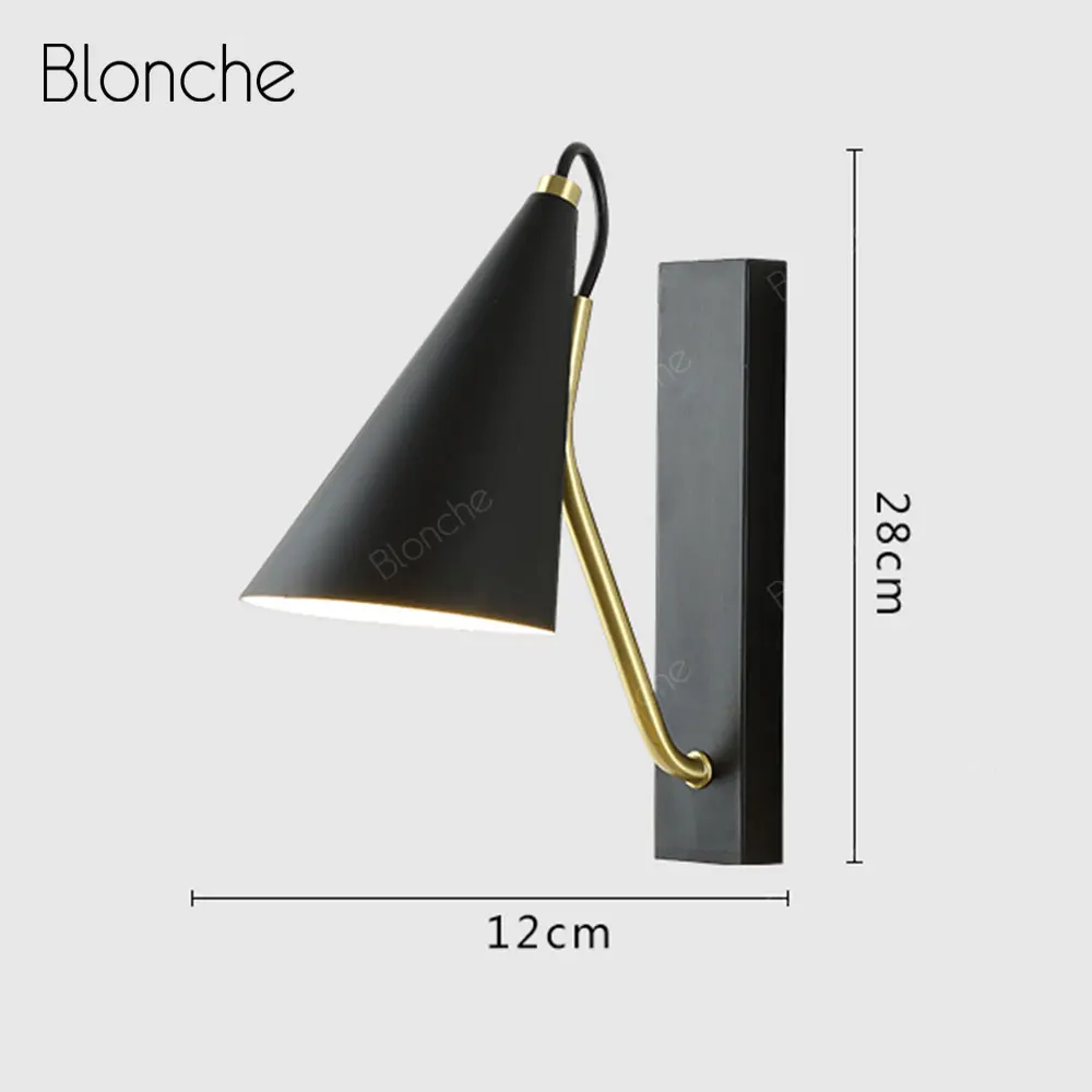 Настенный светильник в скандинавском стиле современные светодиодные лампы на