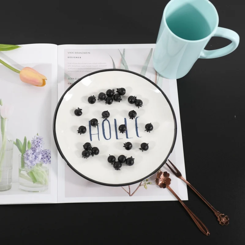 Маленькая тарелка для завтрака в скандинавском стиле Западный стейк столовая