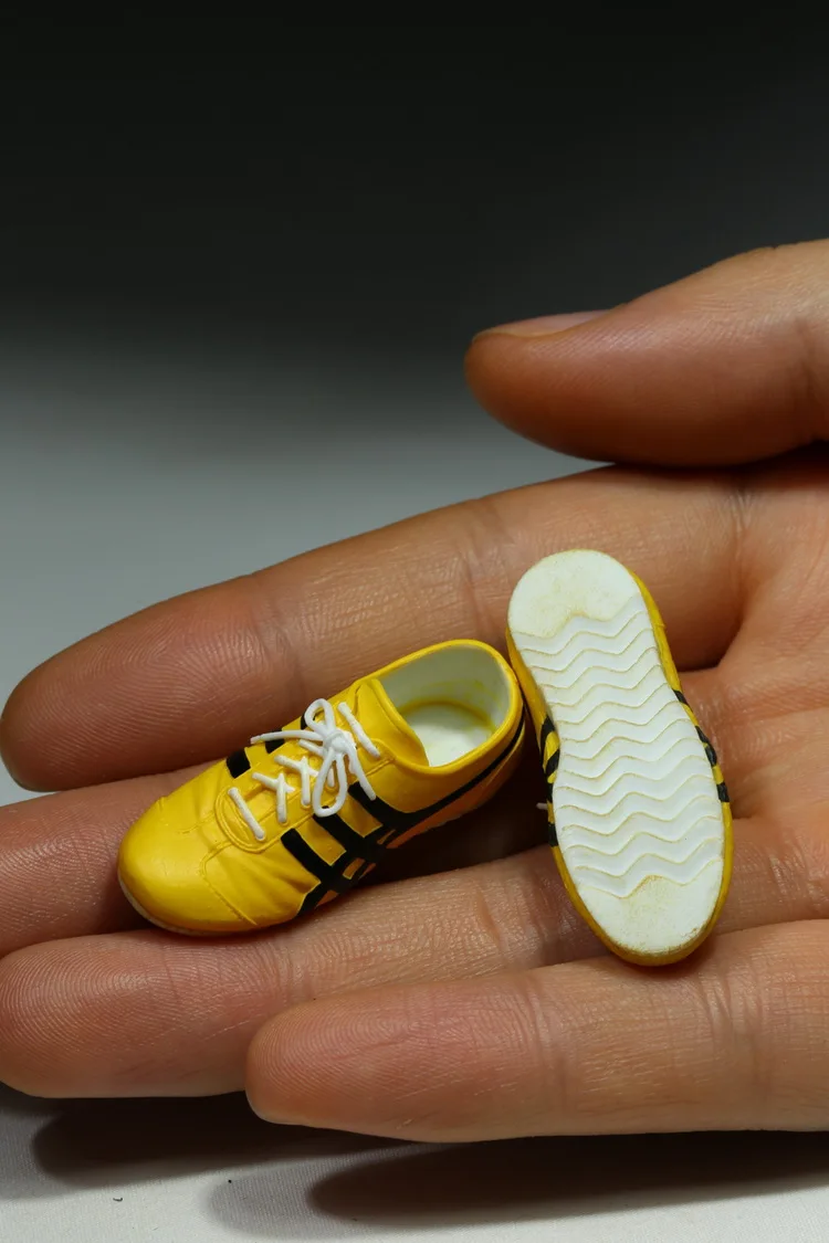 1/6 Брюс Ли желтый комбинезон для DIY 1" Коллекционная фигурка