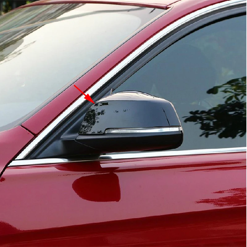 2 шт. декоративные накладки на боковые зеркала заднего вида для BMW X1 E84 13-15 и 1 серии