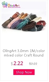 OLINGART, 2 мм, 10 м/лот, круглый жемчуг, натуральный жемчуг, шнур/веревка/проволока/веревка, сделай сам, браслет, ожерелье, ювелирное изделие, Кожаные Шнуры