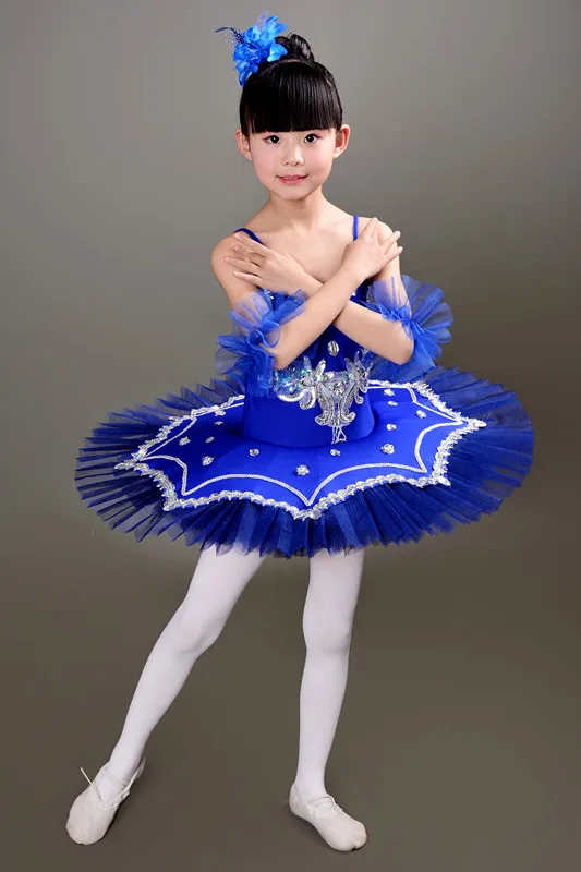 Детское балетное платье-пачка юбка маленького лебедя танцевальная принцессы