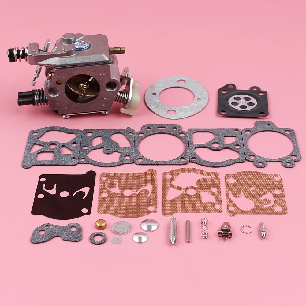 Carburetor Carb For Husqvarna 51 55 Walbro WT 170 1 with Carby Repair Rebuild Gasket Kit Chainsaw Replacement Spare Tool Part