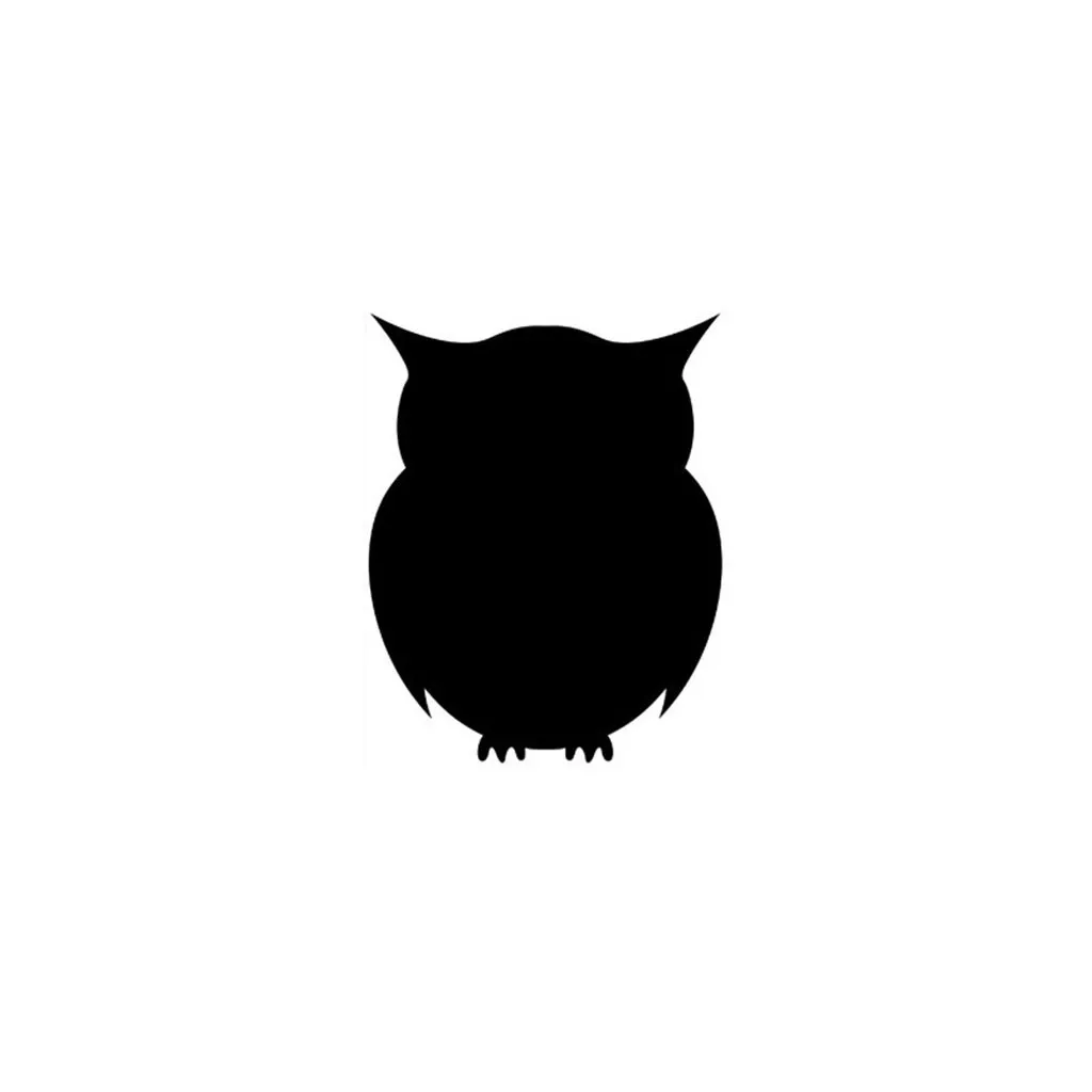 Мультяшная сова доска наклейка для гостиной спальни настенные украшения