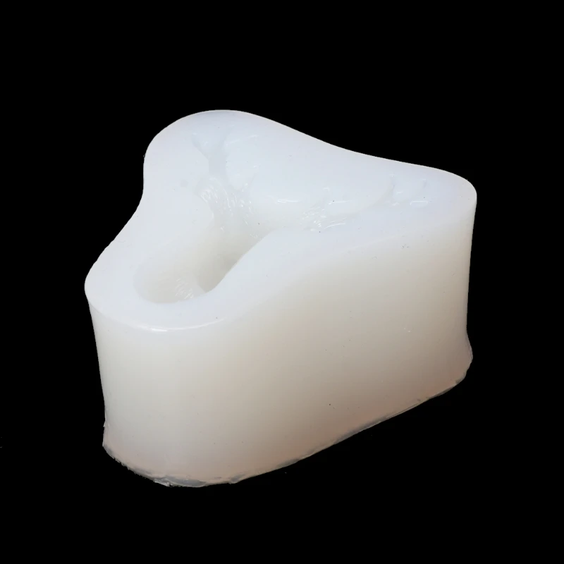 Силиконовые 3D формы в виде рождественского оленя из эпоксидной смолы инструмент