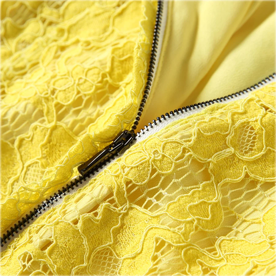 Кружево пикантные Платья для женщин Лето 2017 без рукавов выдалбливают Мода