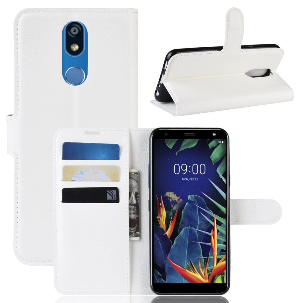 Flip Leather Case for LG K40 Cell Phone Cover with Wallet Stand Card Slots Holder | Мобильные телефоны и аксессуары