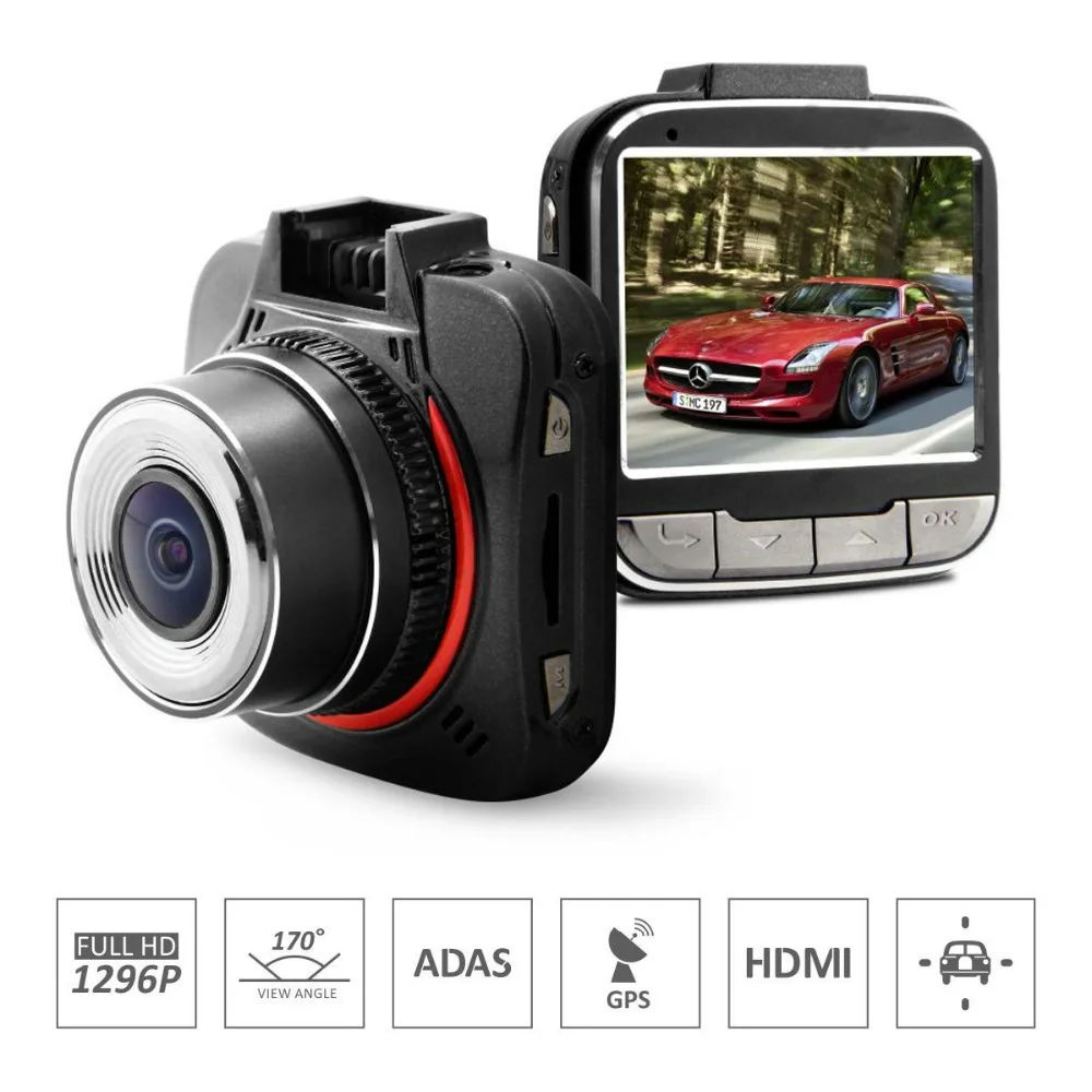 GS52D Мини Автомобильный dvr Ambarella A7LA50 Full HD 1080p 30fps 2 0 дюймов ЖК дисплей с g сенсор HDR gps
