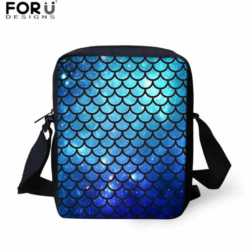 L5235E FORUDESIGNS/Модная школьная сумка с рисунком русалки для девочек-подростков; Уникальный Повседневный школьный рюкзак; Женская дорожная сумка через плечо; Mochila - Цвет: L5235E