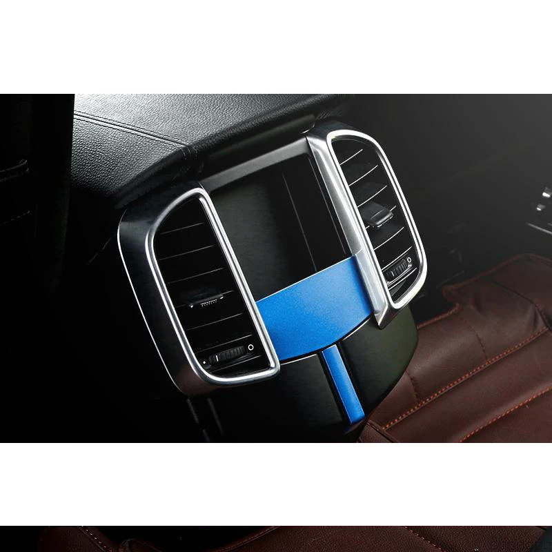 Lsrtw2017 abs автомобиль подлокотник сзади vent Планки для porsche cayenne 2011 2012 2013