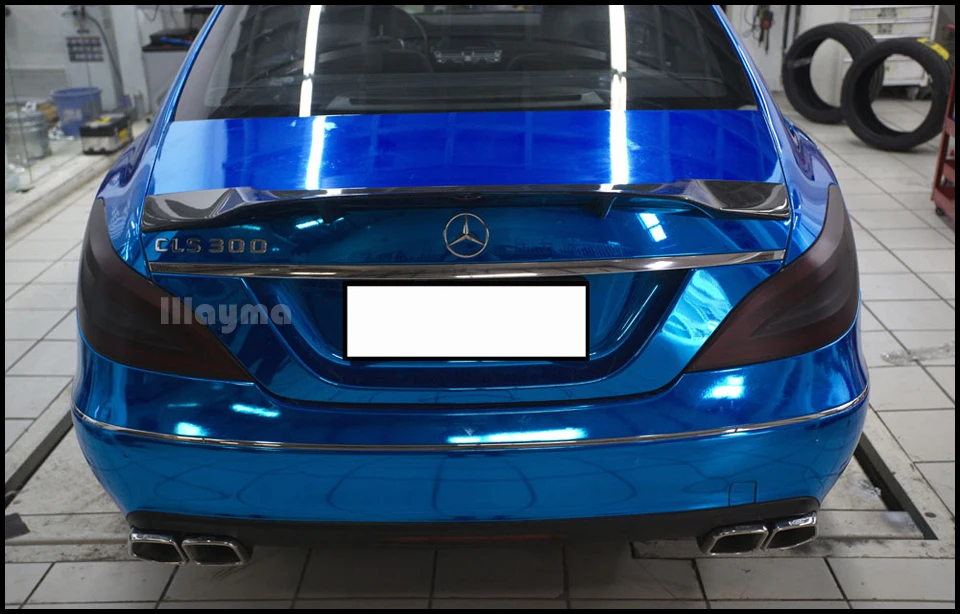 Стиль renntech углеродное волокно задний багажник спойлер для Benz класс CLS CLS250 CLS350 CLS63 2012- год W218 автомобиль спойлер заднего крыла