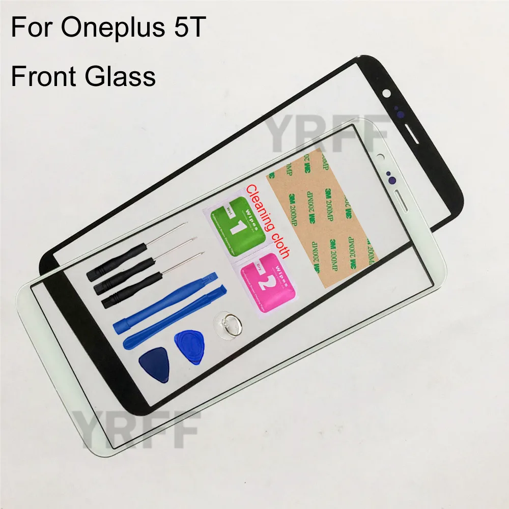 Переднее стекло для мобильного телефона Oneplus 5T 5 переднее (без сенсорного экрана