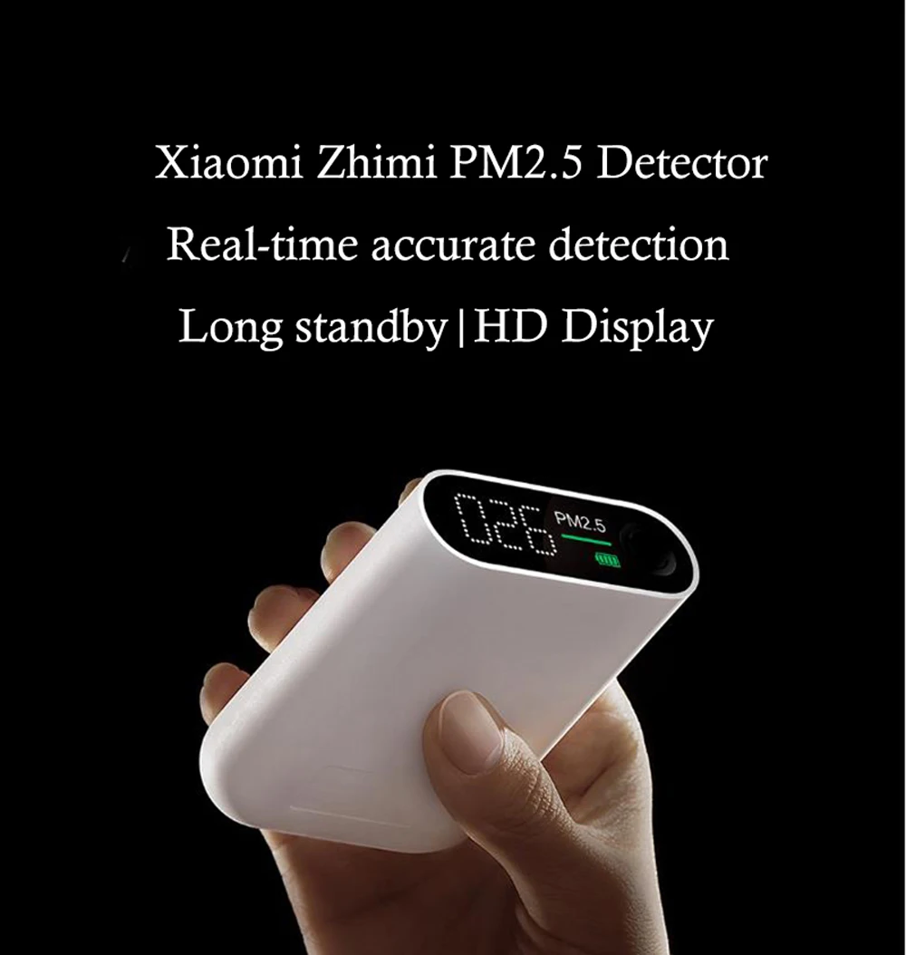 Xiao mi Smart mi PM2.5 детектор воздуха портативный PM 2,5 mi ni чувствительный mi jia монитор качества воздуха для дома офиса отеля mi светодиодный экран