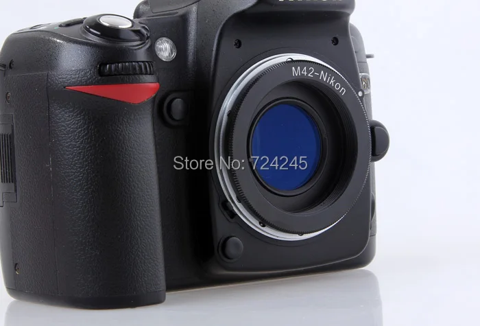 Кольцо адаптера объектива для M42 к адаптеру крепления Nikon со стеклом