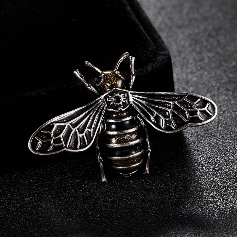 

Luxury Brand enamel Bees brooch pin Men Jewelry Brand Women's Statement Punk Bijoux broches bijuteriras Bags Accessory