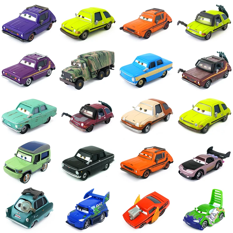 Дисней Pixar Cars 2 Grem проф. Z Miles Энди Acer Wingo Jerome Boost 1:55 литой под давлением игрушечный