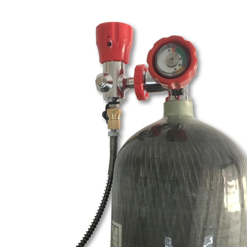 AC168101 6 8 л Pcp цилиндр из углеродного волокна Воздушный бак 4500PSI пневматическая