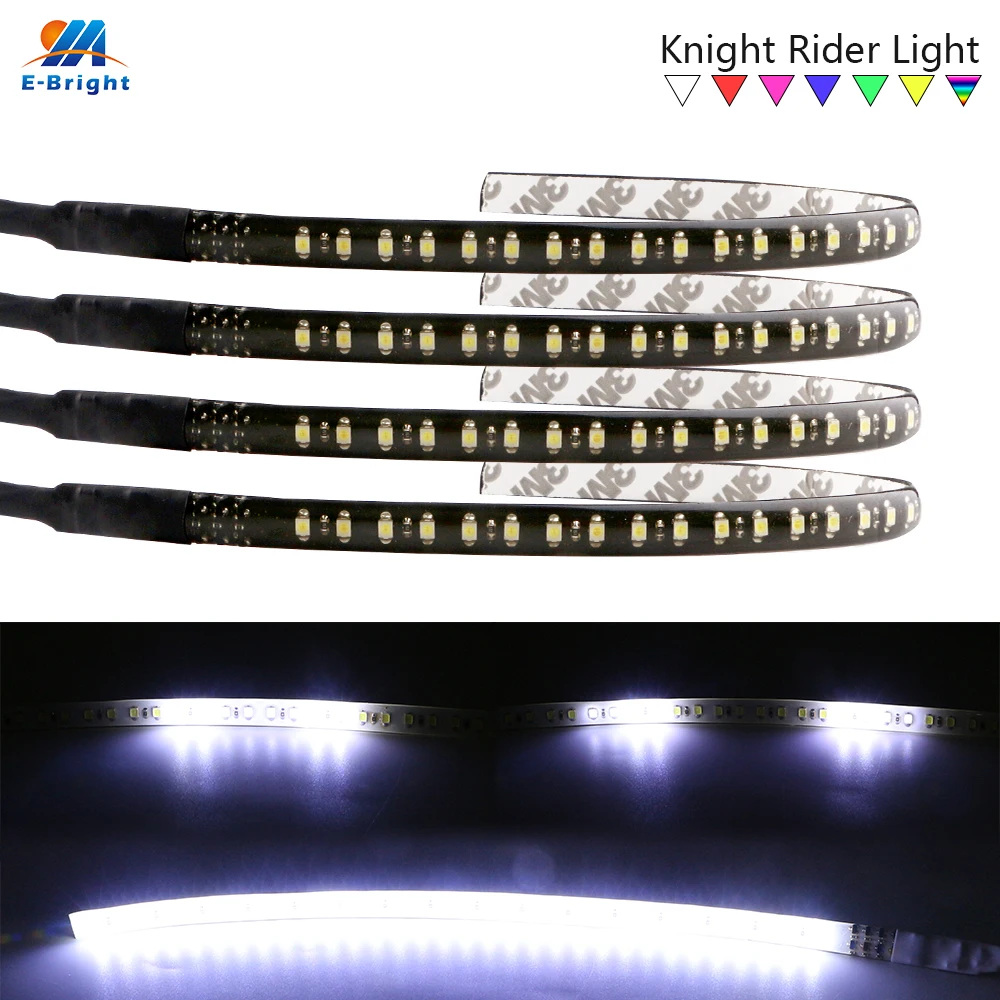 30 см Knight Rider светильник s гибкий Светодиодные Ленты Декоративные Атмосферу Underglow