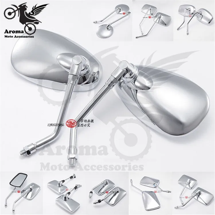 9 модель unviersal 8 мм 10 мм moto rbike хромированная часть для honda vespa piaggio аксессуары moto rcycle зеркала заднего вида moto
