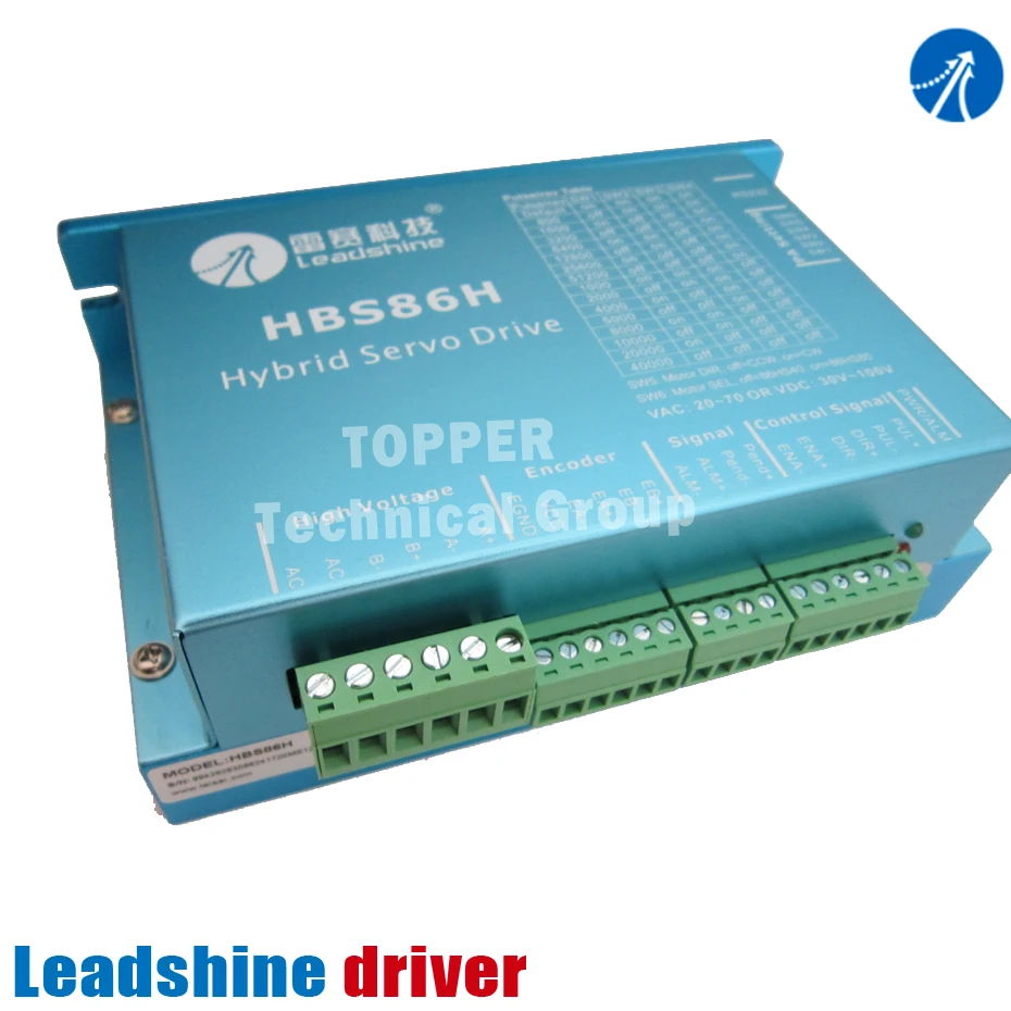 Фирменная Новинка замкнутый контур Leadshine сервопривод HBS57 и безуходный 3-х фазный мотор сервопривода 573HBM20-EC-1000 с 1000 линия датчика