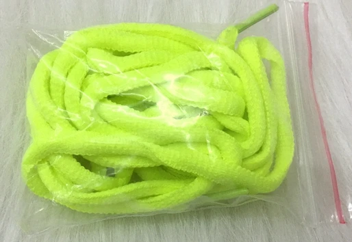 Fluorescent Yellow 1 пара/классические круглые шнурки высокого качества для отдыха шнурки для спортивной обуви уличные мужские и женские шнурки модные разноцветные - Цвет: Fluorescent Yellow