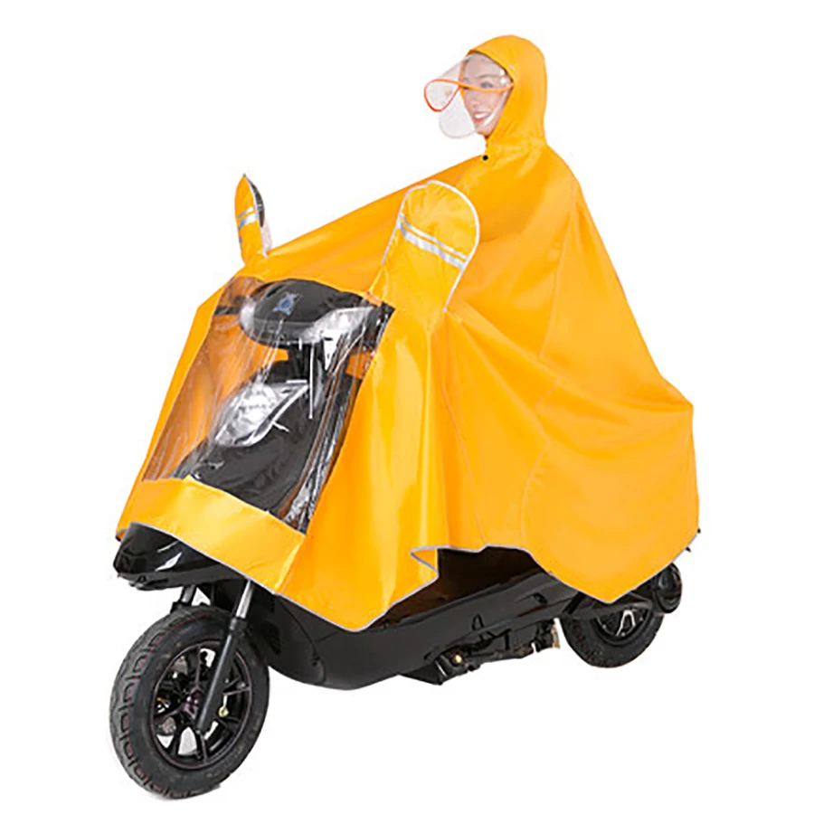 Женский плащ дождевик для езды на мотоцикле водонепроницаемый пончо Velo Electrique