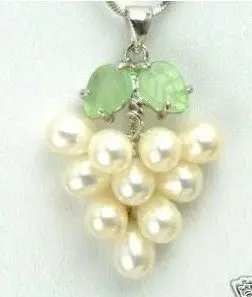 Необычные! белый жемчуг натуральная пресноводная Форма винограда модные