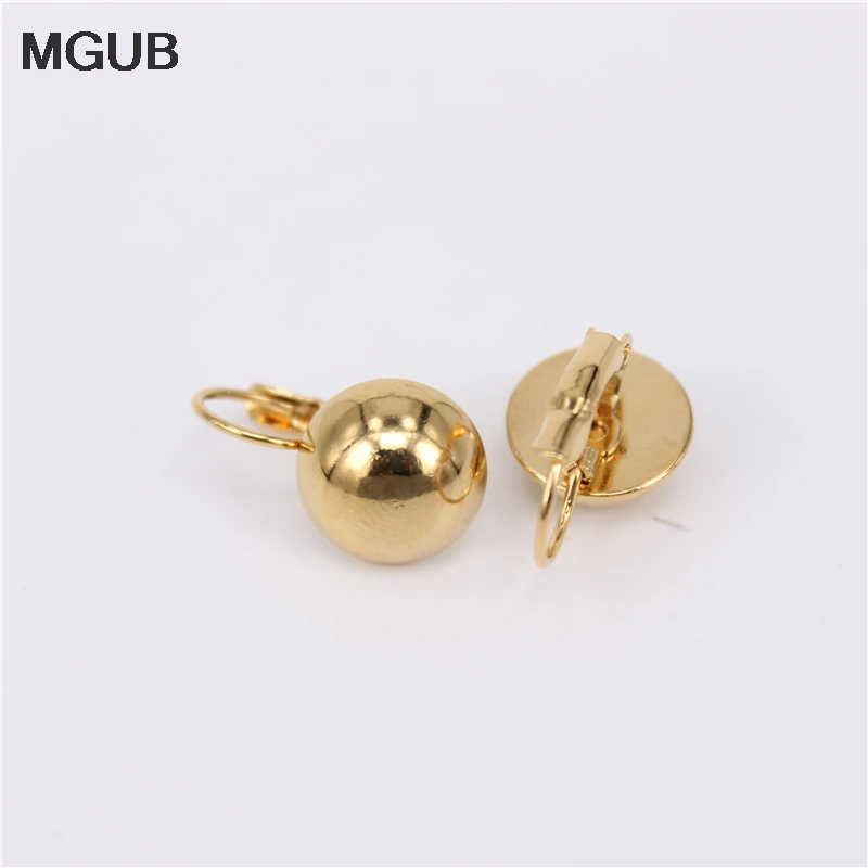 2019 Stainless steel hand-polished Diameter 8mm 10mm 12mm semi-circular Drop earrings Smooth forwomen LH652 | Украшения и
