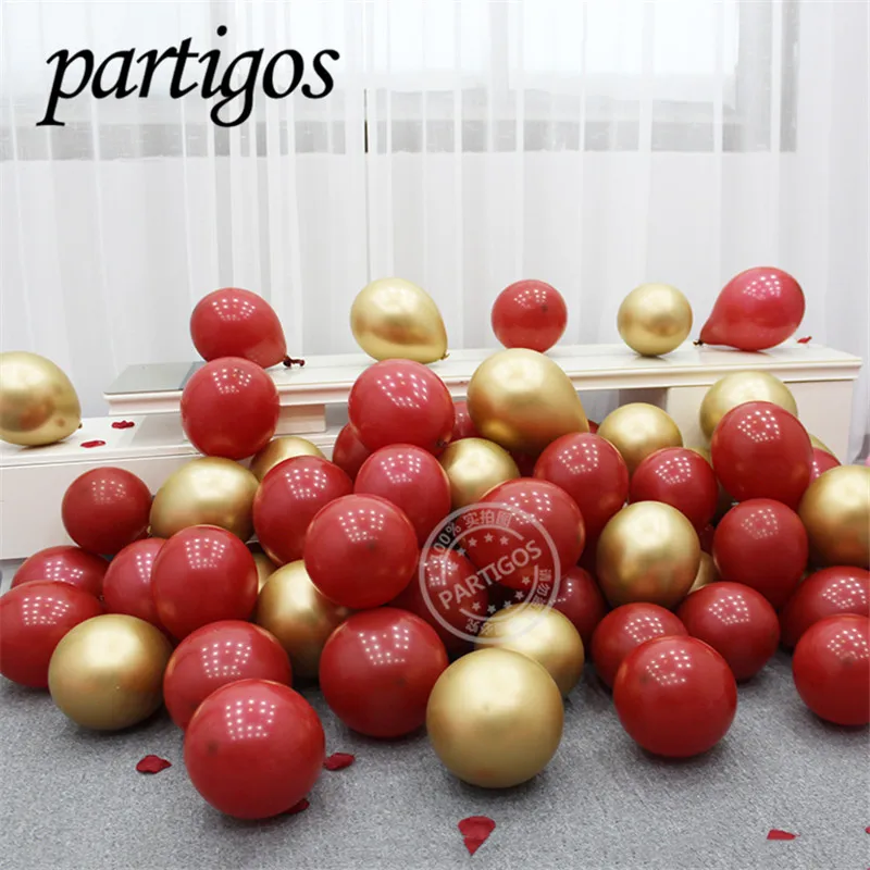 10 шт 5/10/12 inch Ruby Red ночная синь латексные шары Свадебные украшения вечеринок