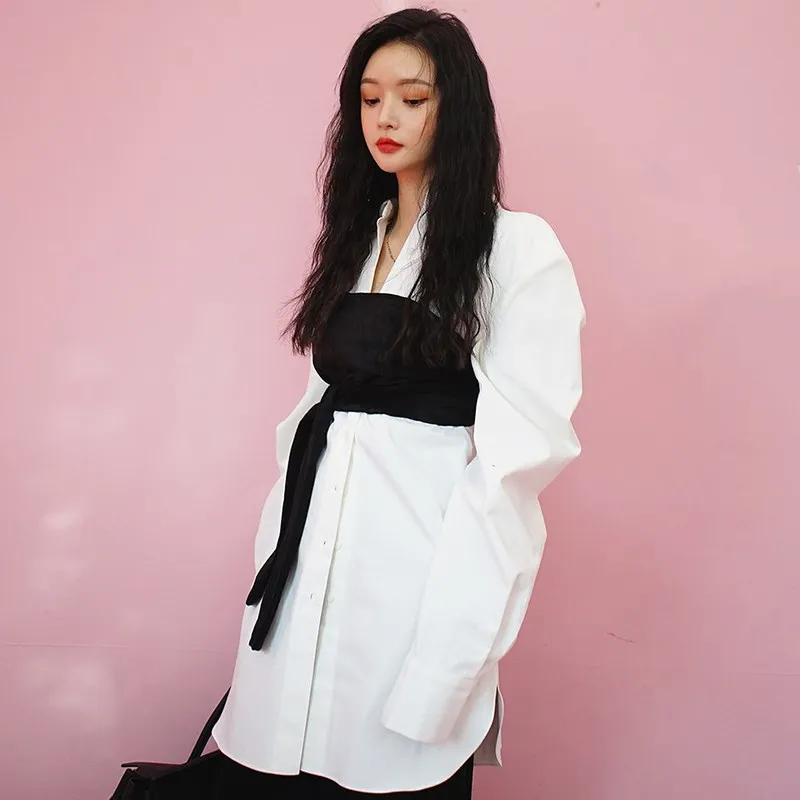 WHITNEY WANG 2019 весенне-осенняя модная уличная одежда в Корейском стиле Лоскутная