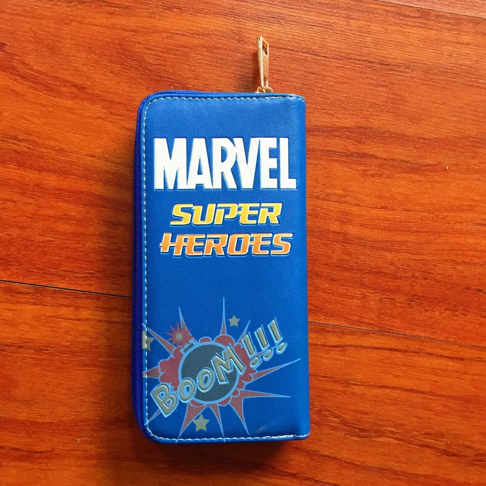 Мультфильм Аниме Marvel одежда Супергерои Капитан Америка Длинный кошелек