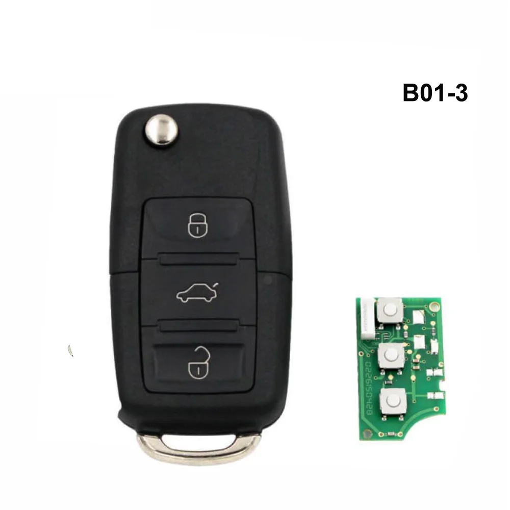 OkeyTech 5 шт./лот B01 KD ключ 3 кнопки Автомобильный дистанционного управления B серии