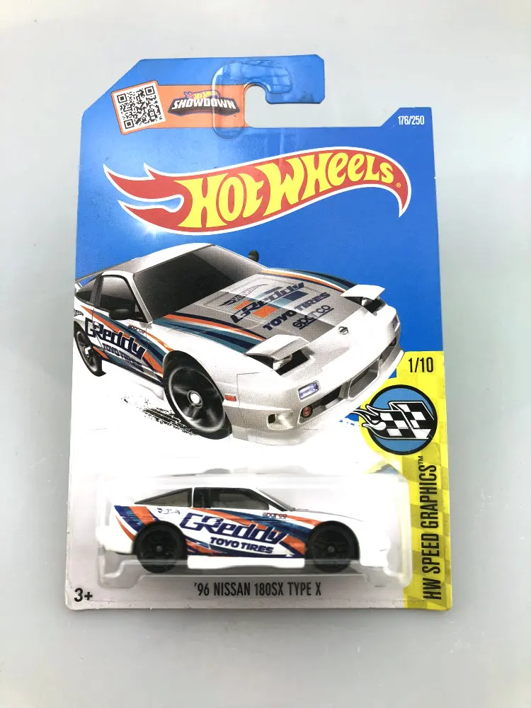 Горячие колеса автомобиля 1:64 Автомобиль 96 NISSAN 180SX Тип X коллектор издание металл