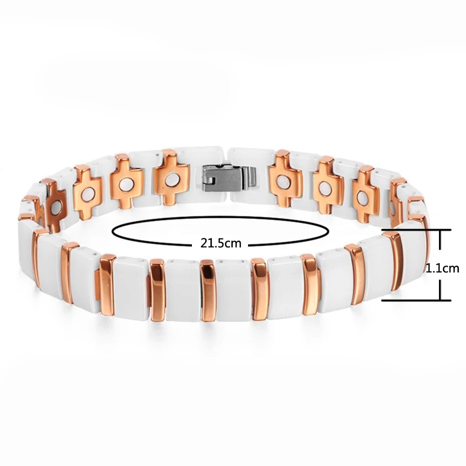 Rainso унисекс модные здоровые ювелирные изделия Био энергия керамический браслет