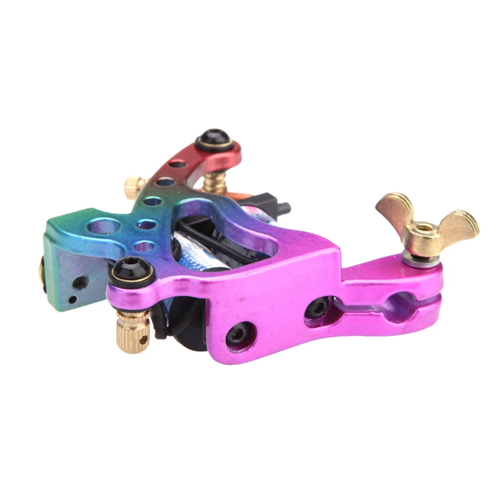 Разноцветная высококлассная машинка для татуировок из низкоуглеродистой стали 2