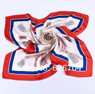 Silk Gift For women 108*108cm Real Brocade Squares | Аксессуары для одежды