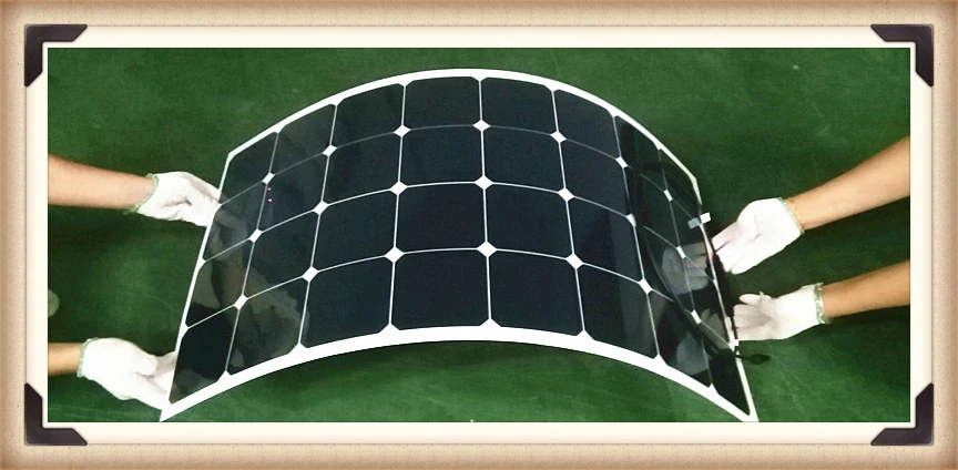 Гибкая солнечная панель Sunpower 100 Вт флуоресцентная мощность 12 В 18 в 22%