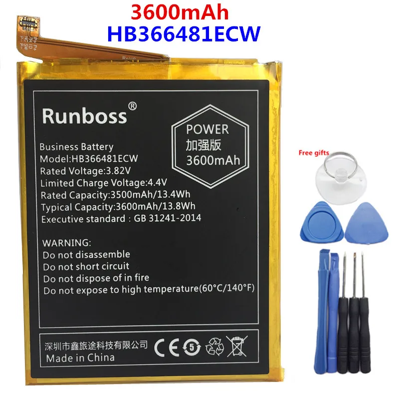 3600mAh HB366481ECW батарея для Huawei GR3 2017/Honor 8 9 Lite/P8 lite 2017/P9 Lite 2017 pra lx1 la1 PRA L100 TL10|Аккумуляторы