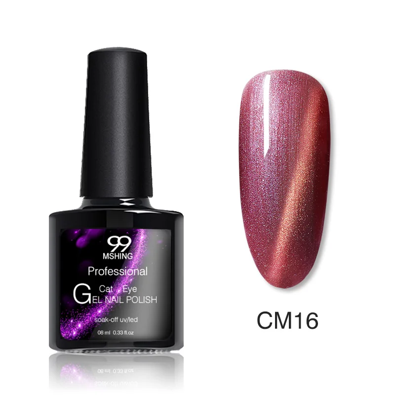 CM16 Mshing99 3D кошачий глаз Гель-лак для ногтей vernis Полупостоянный УФ-лак для маникюрный гель для ногтей праймер верхнее покрытие Гель-лак - Цвет: CM16