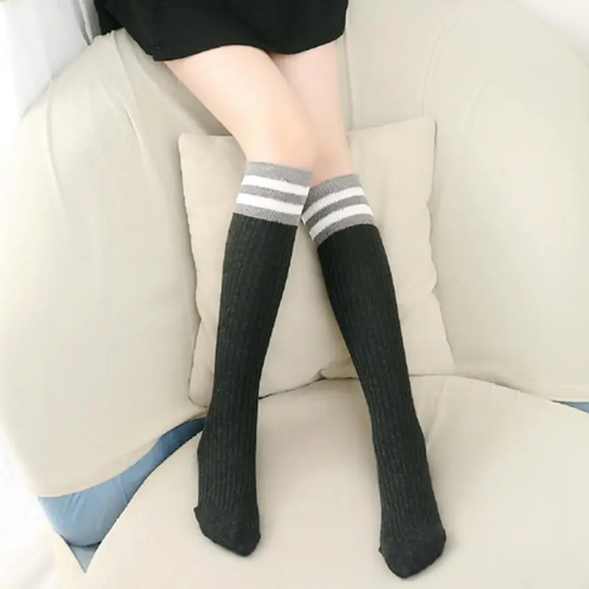 Новинка детские гольфы в полоску консервативном стиле популярные милые носки