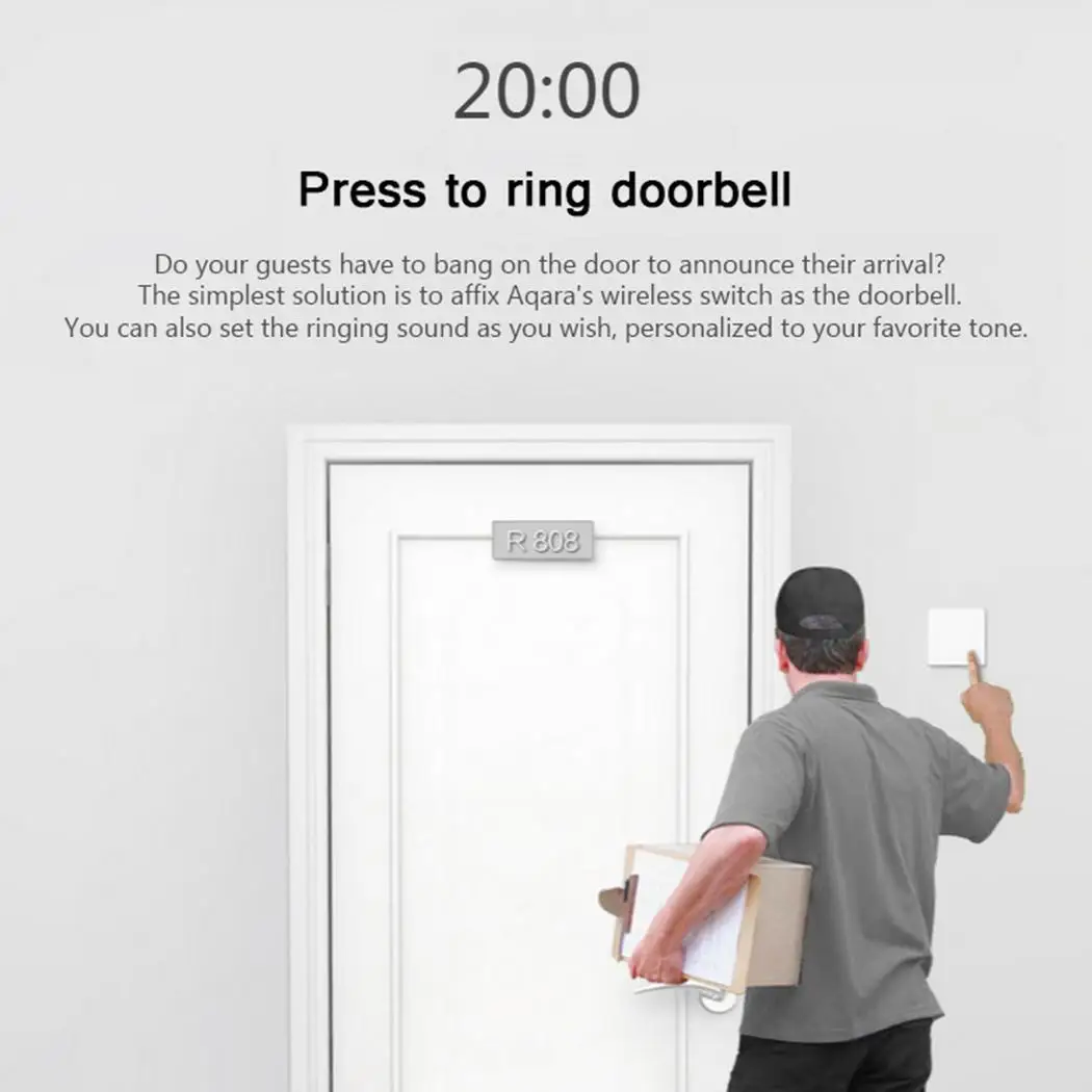 Aqara Smart Switch Light Remote Control ZiGBee wifi Wireless Key Wall Home work for mijia Mi APP | Электроника