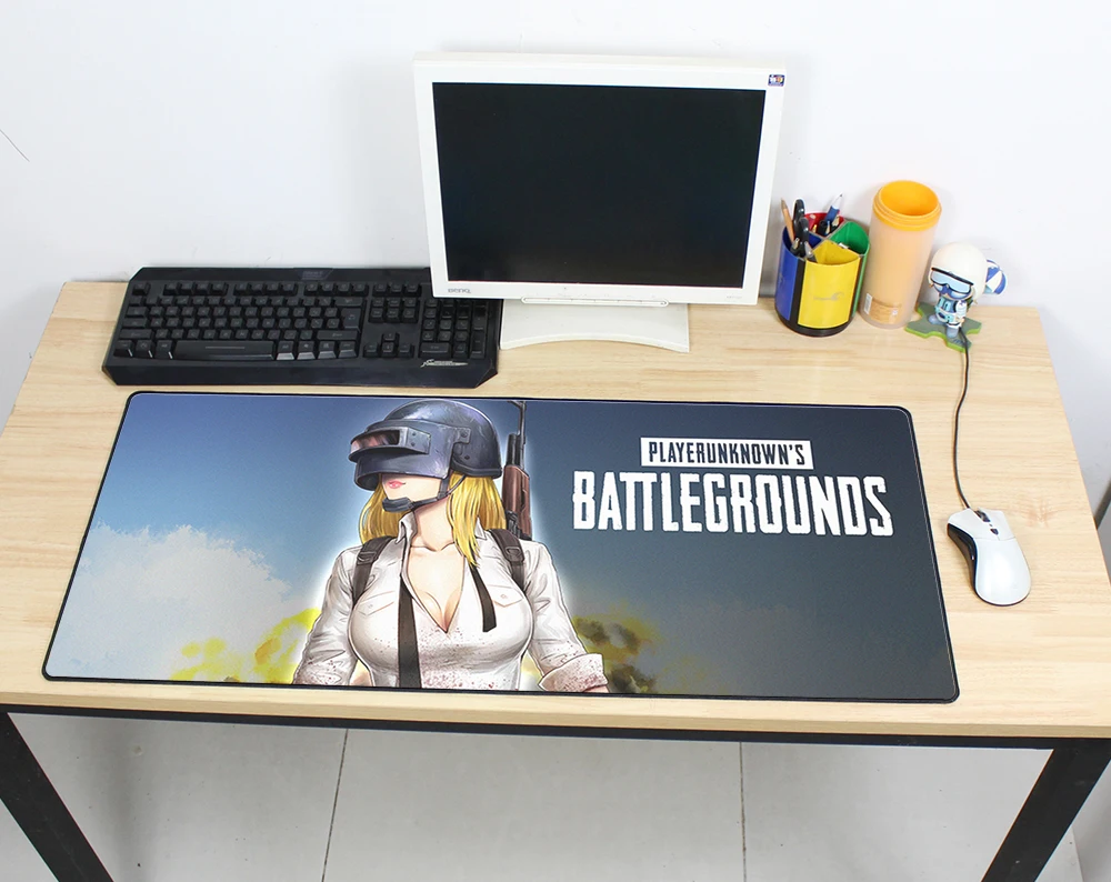 Супер большие коврики для мыши pubg 90 см x 40 игровые locrkand толстый Настольный коврик
