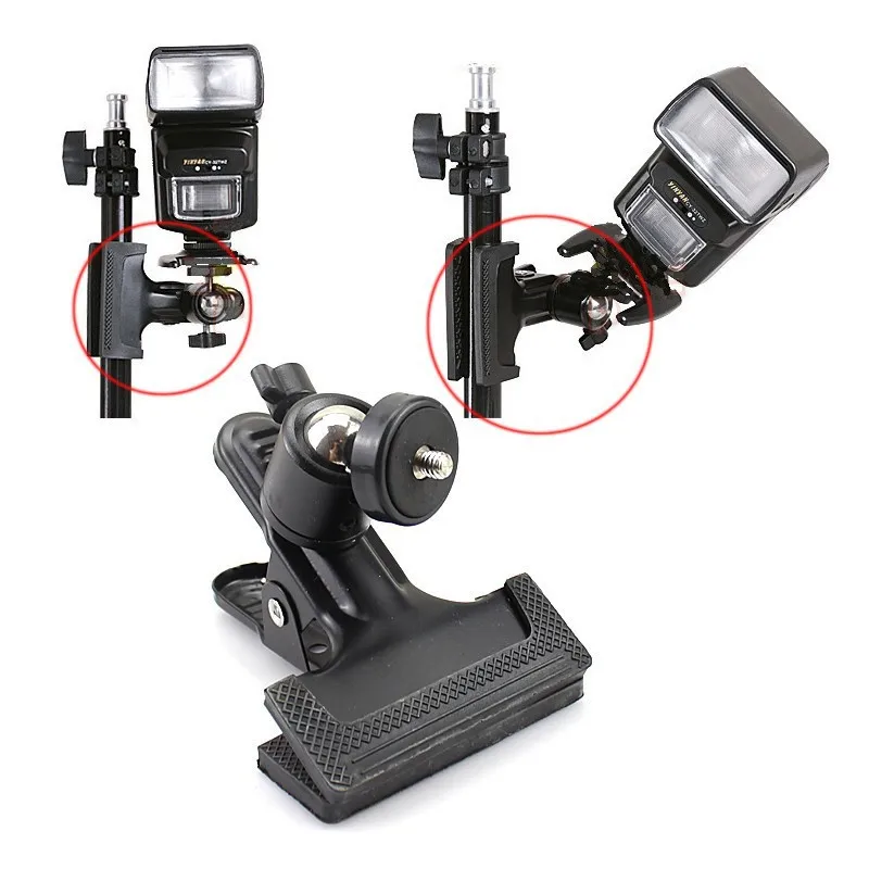 Металлический зажим с зажимом 1/4 &quotдюймовый адаптер винта для камеры штатив