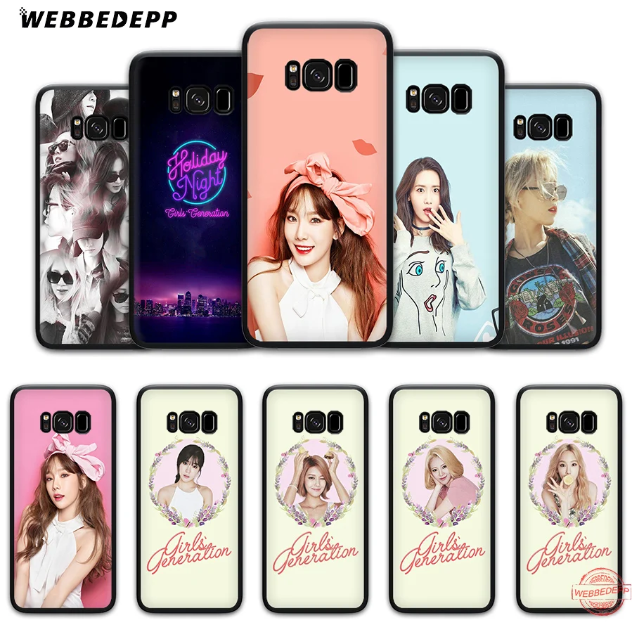 WEBBEDEPP Snsd мягкий чехол Taeyeon для девочек поколения Samsung A6 A7 A8 A9 J6 2018 S7 S8 S9 S10E S20 Ultra Note 8 9