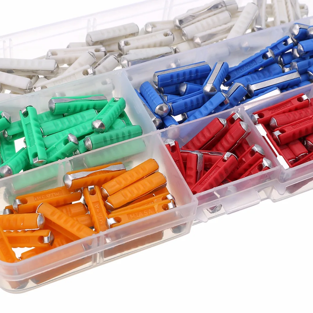 200 шт. 5 цветов набор предохранителей для торпеды континентальные керамические